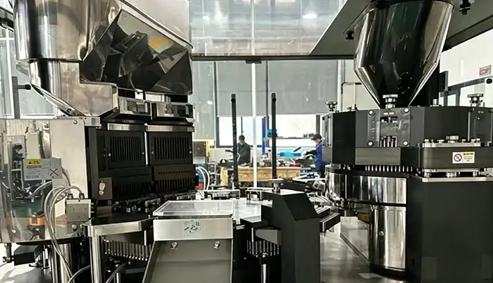 Industrial pharma production floor
